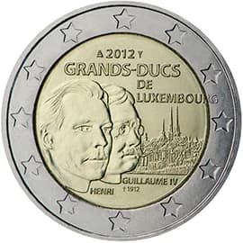 Veľkovojvoda Henri a veľkovojvoda Guillaume IV.– séria pripomínajúca dynastiu luxemburských veľkovojvodov