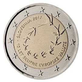 10. výročie zavedenia eura v Slovinsku