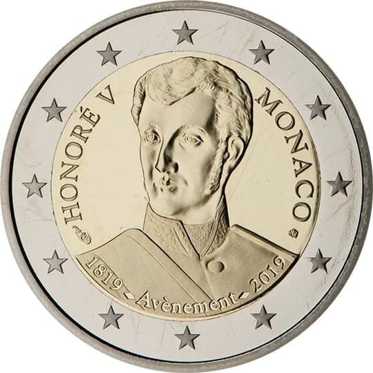 Motív: 200. výročie nástupu princa Honorého V. na trón