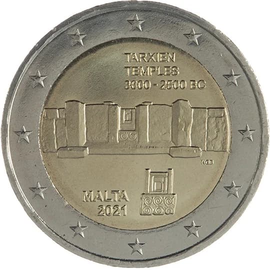 Maltské prehistorické chrámy Tarxien (séria venovaná pamiatkam svetového dedičstva UNESCO)