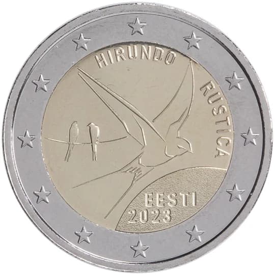 Národný symbol Estónska – lastovička obyčajná